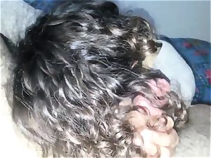 Curly haired cocksluts are best dick gaggers